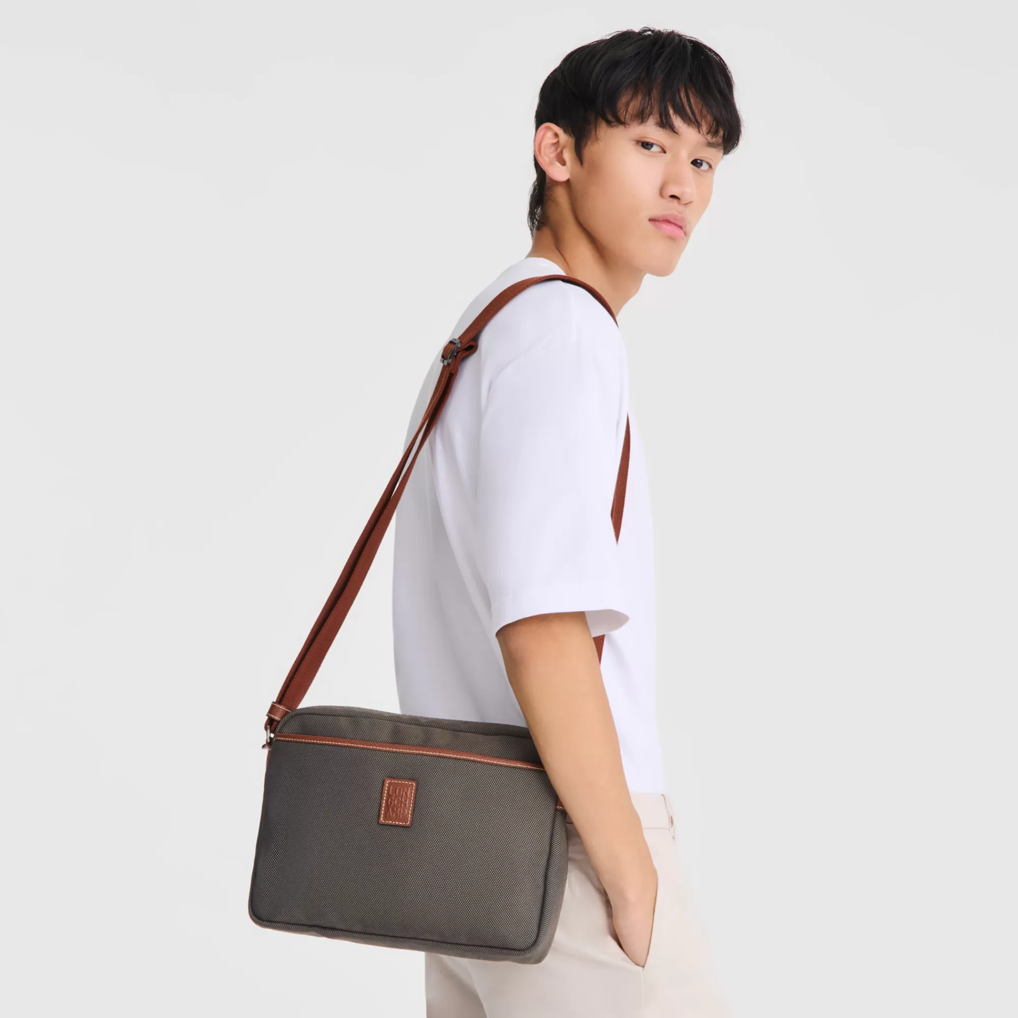 Hombre Longchamp Boxford Bolsa para cámara M