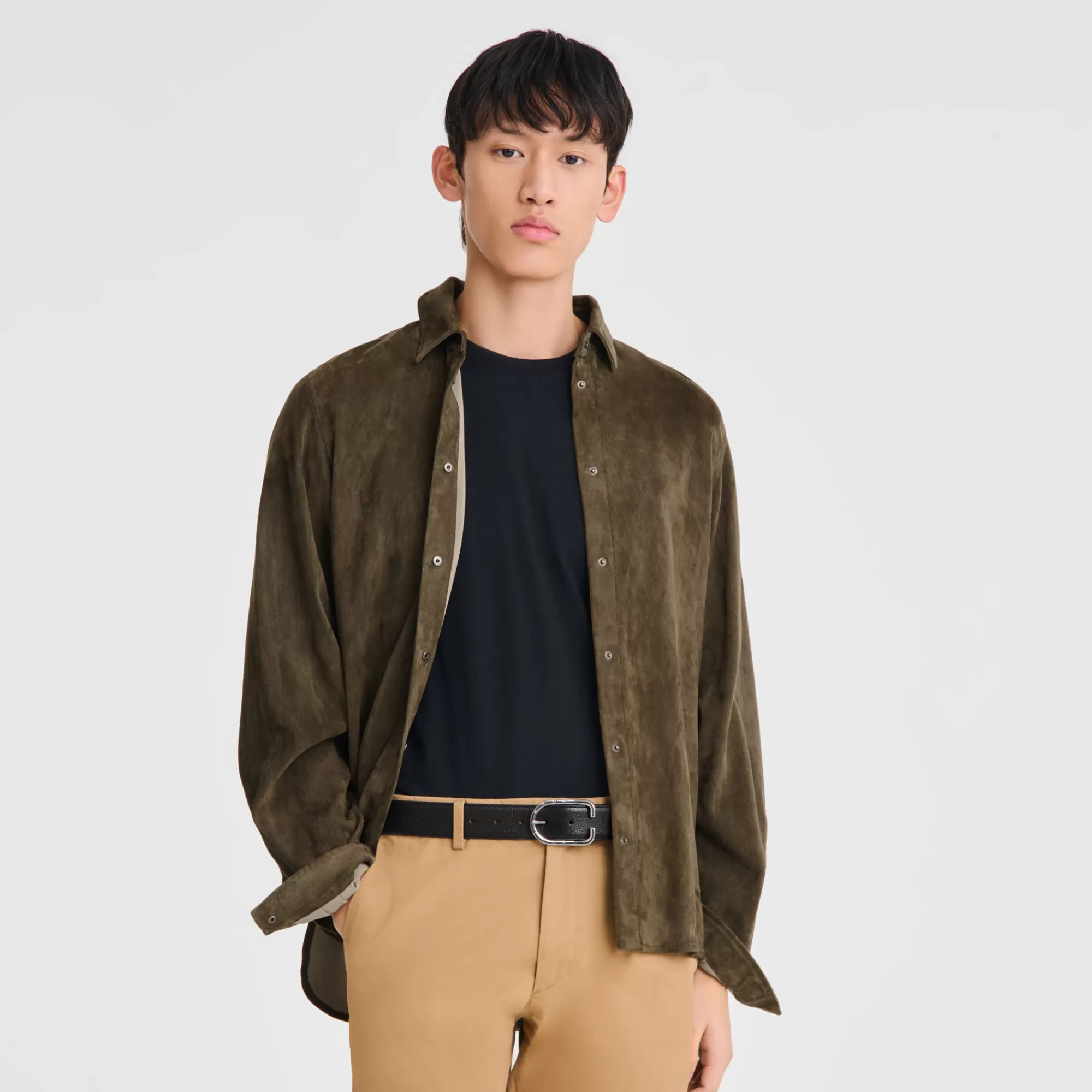Hombre Longchamp Le Foulonné Cinturón de hombre