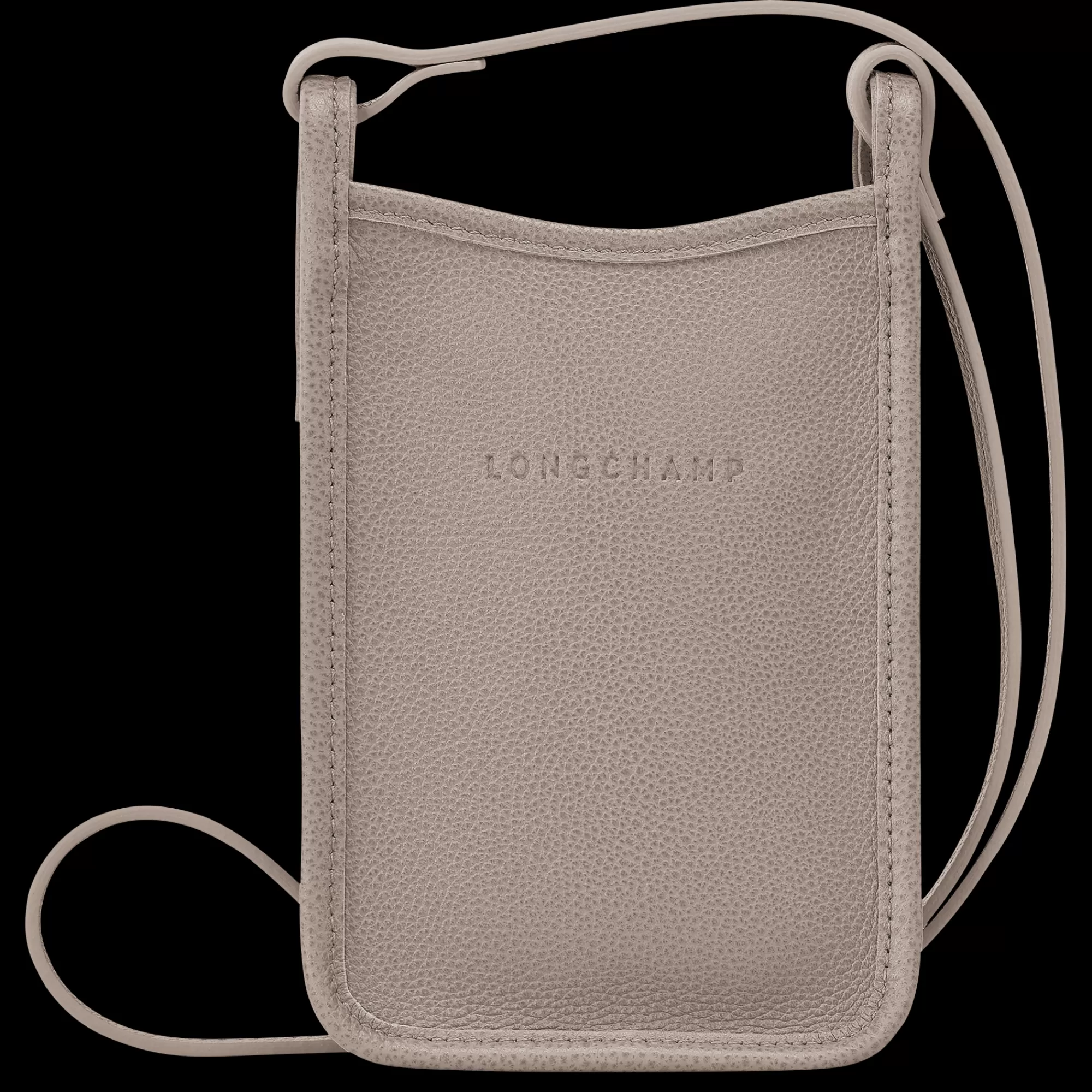Mujer Longchamp Le Foulonné Funda de teléfono con cordón de piel