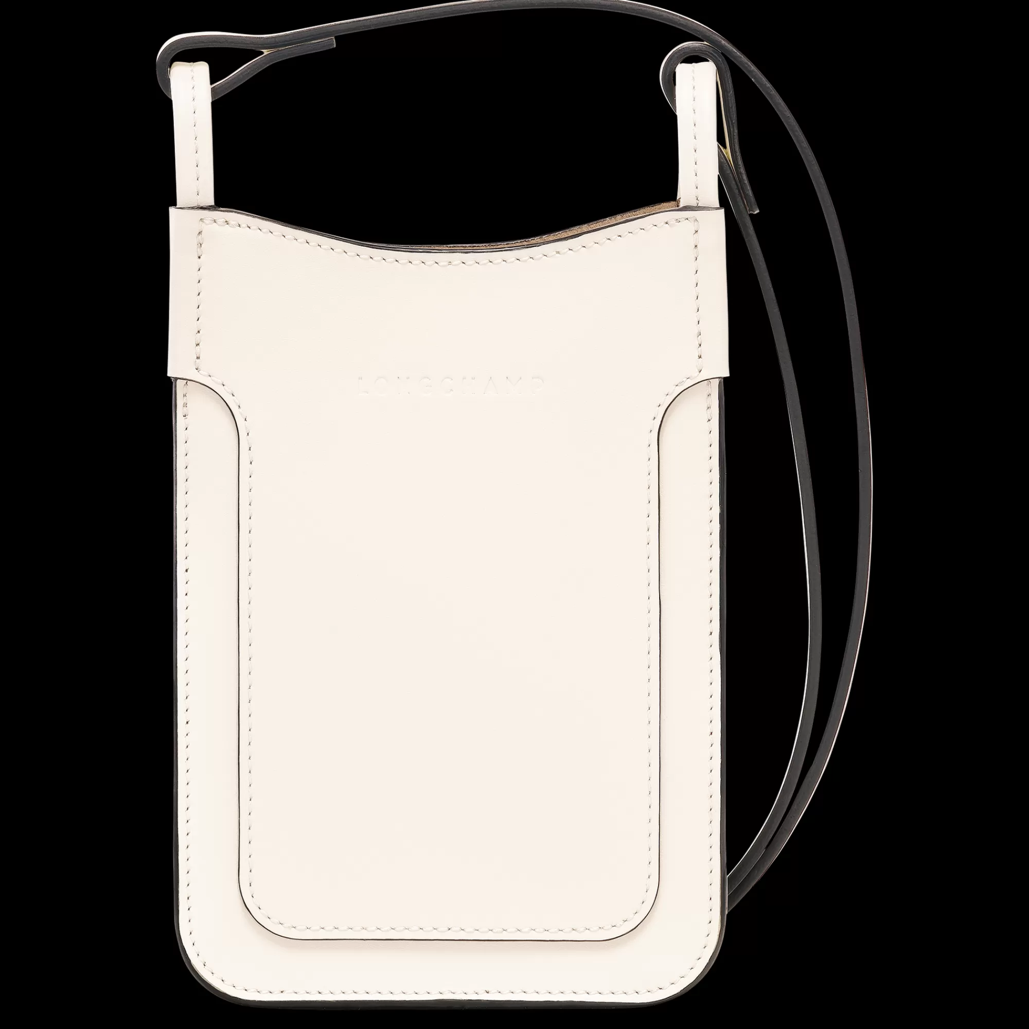 Mujer Longchamp Le Foulonné Funda de teléfono con cordón de piel