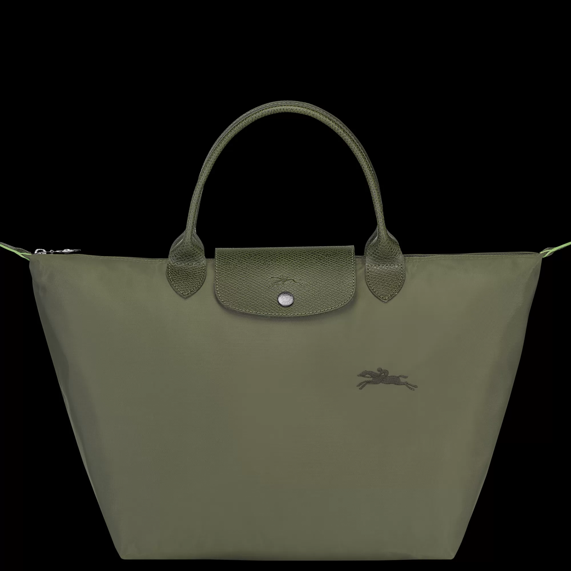 Mujer Longchamp Le Pliage Green Bolso con asa superior M