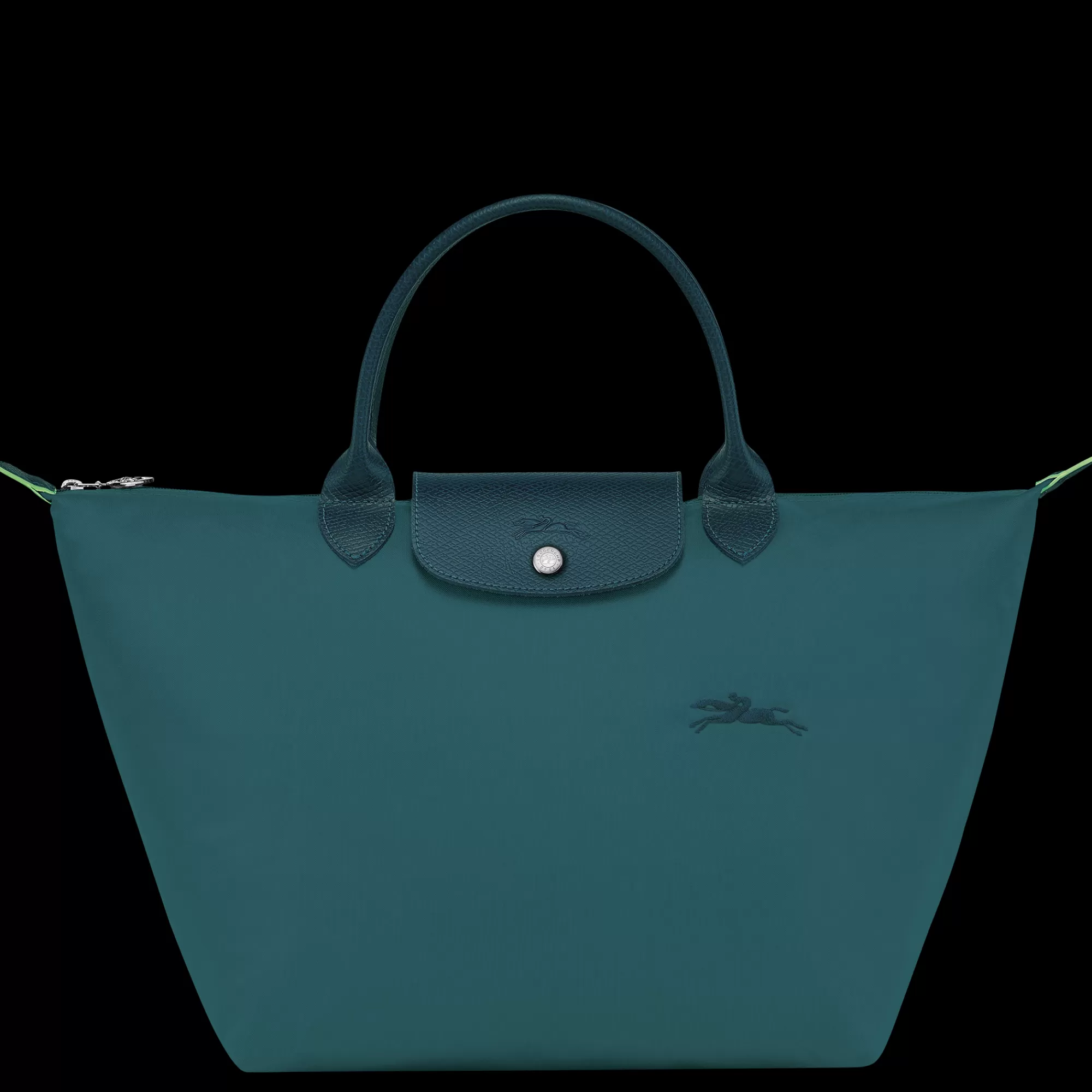 Mujer Longchamp Le Pliage Green Bolso con asa superior M