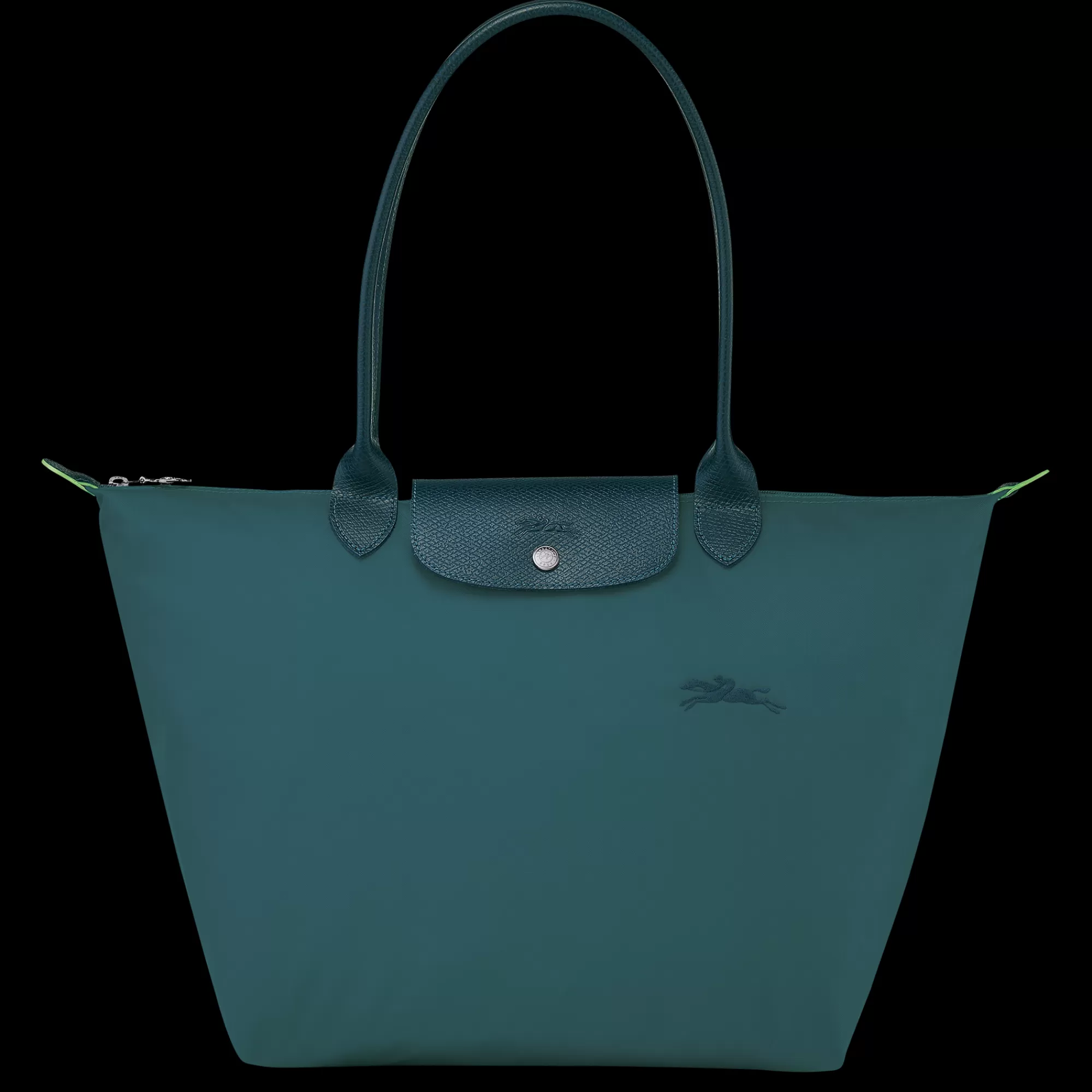 Mujer Longchamp Le Pliage Green Bolso de hombro L