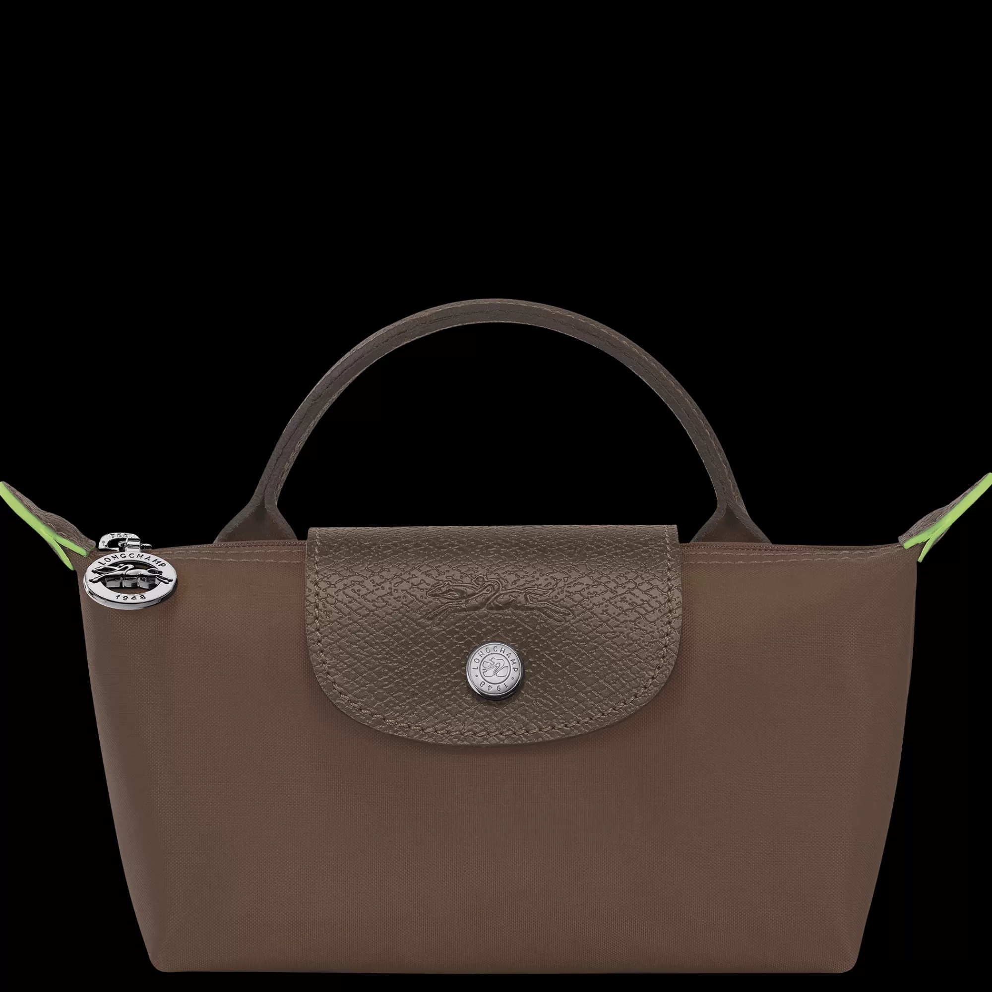 Mujer Longchamp Le Pliage Green Bolso pequeño con asa