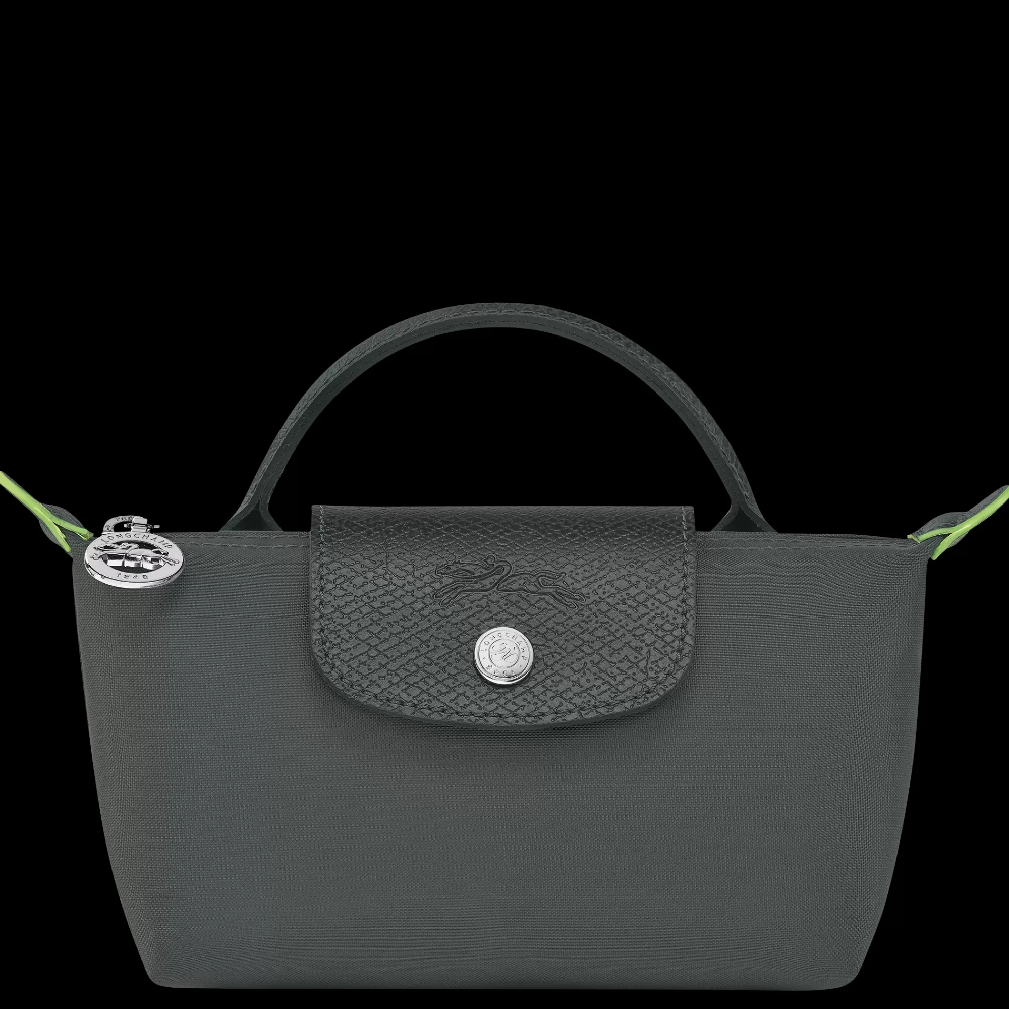 Mujer Longchamp Le Pliage Green Bolso pequeño con asa