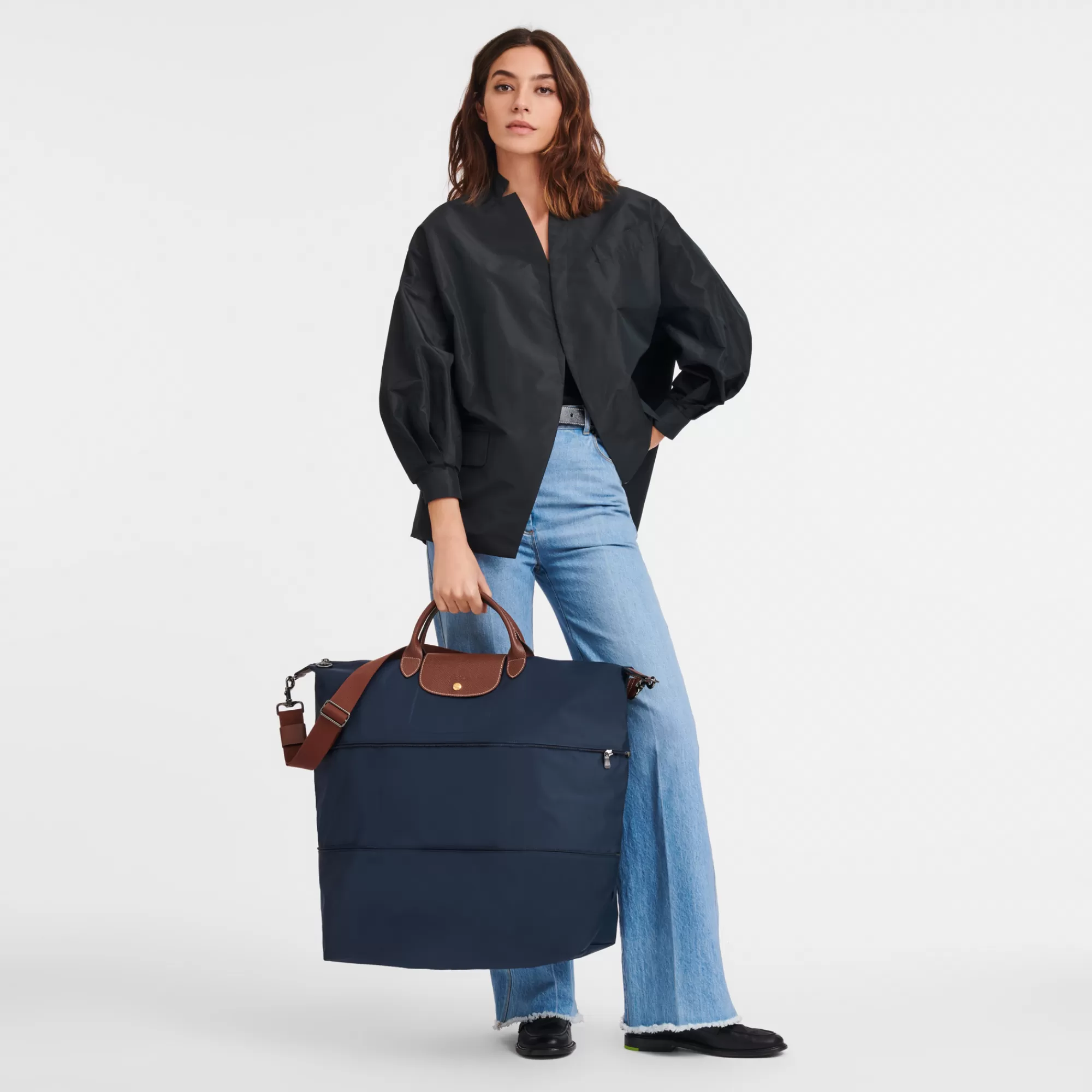 Mujer Longchamp Le Pliage Original Bolsa de viaje ampliable