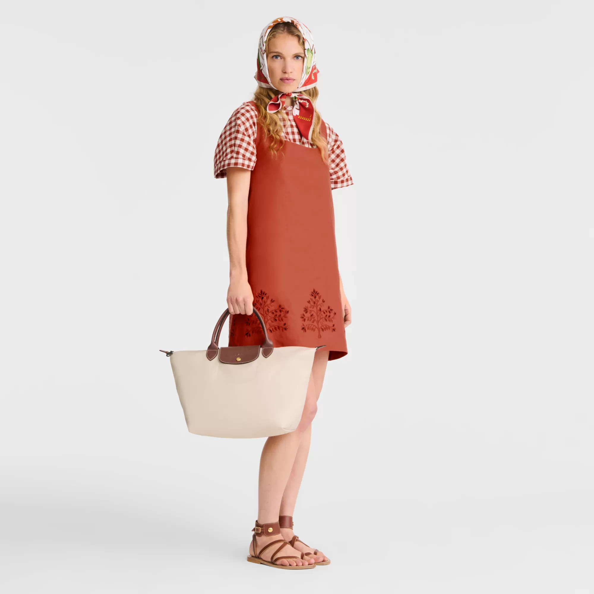 Mujer Longchamp Le Pliage Original Bolso con asa superior M