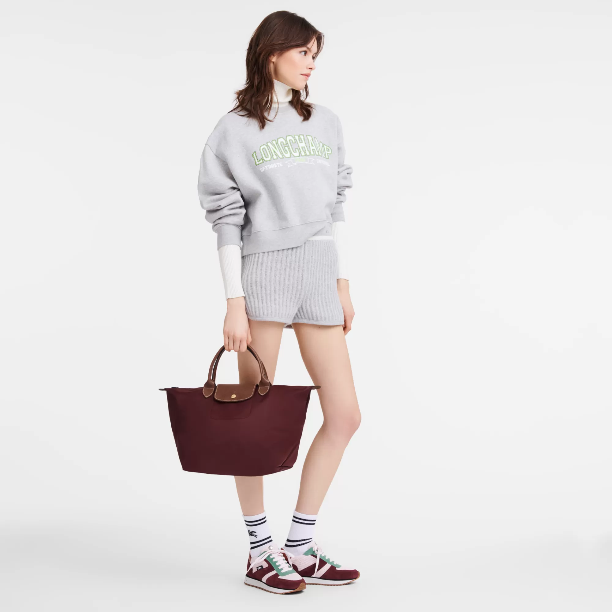 Mujer Longchamp Le Pliage Original Bolso con asa superior M