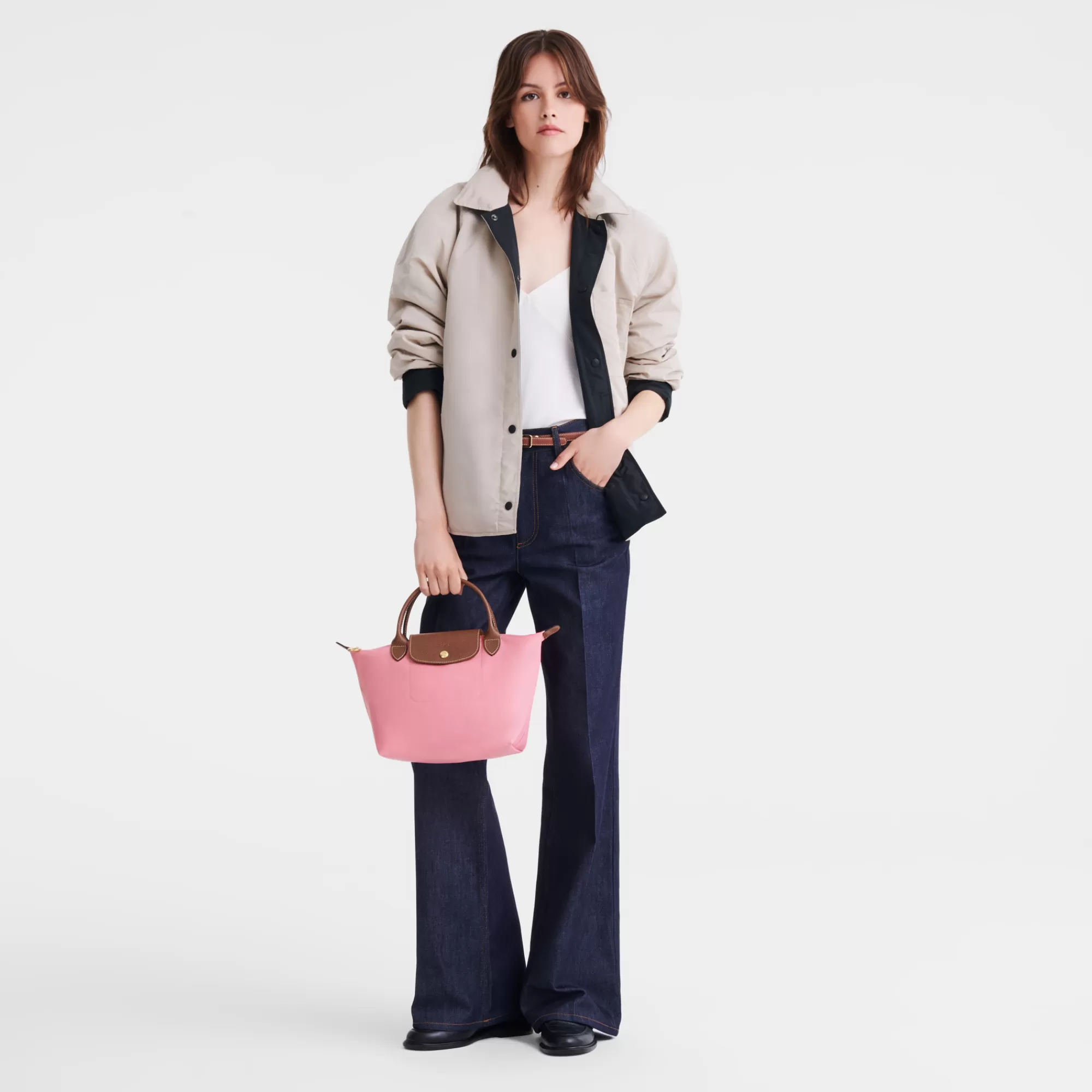 Mujer Longchamp Le Pliage Original Bolso con asa superior S