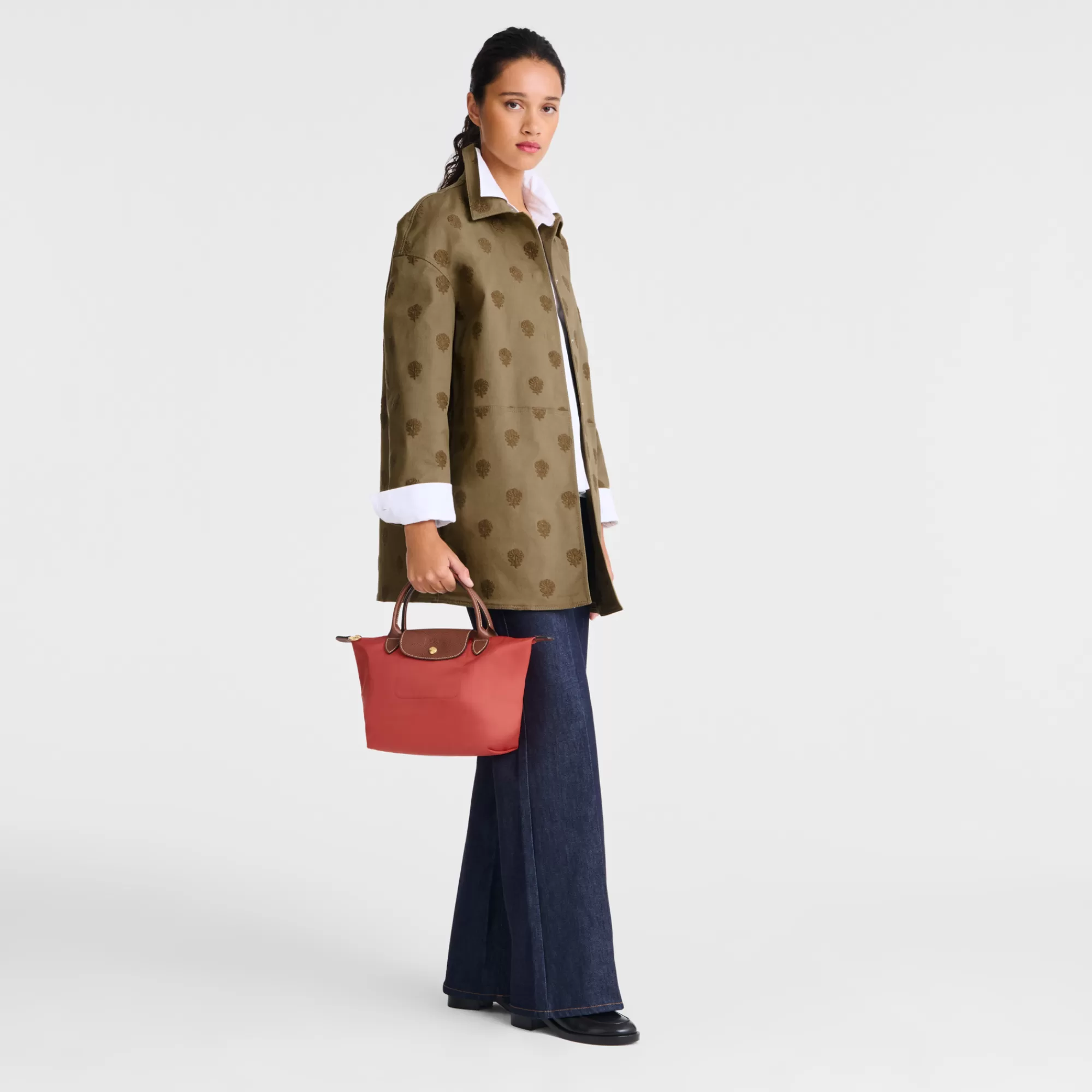 Mujer Longchamp Le Pliage Original Bolso con asa superior S