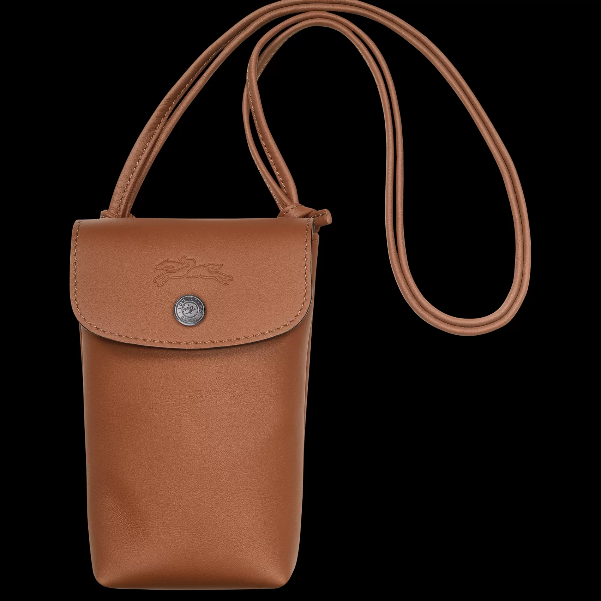 Mujer Longchamp Le Pliage Xtra Funda de teléfono con cordón de piel