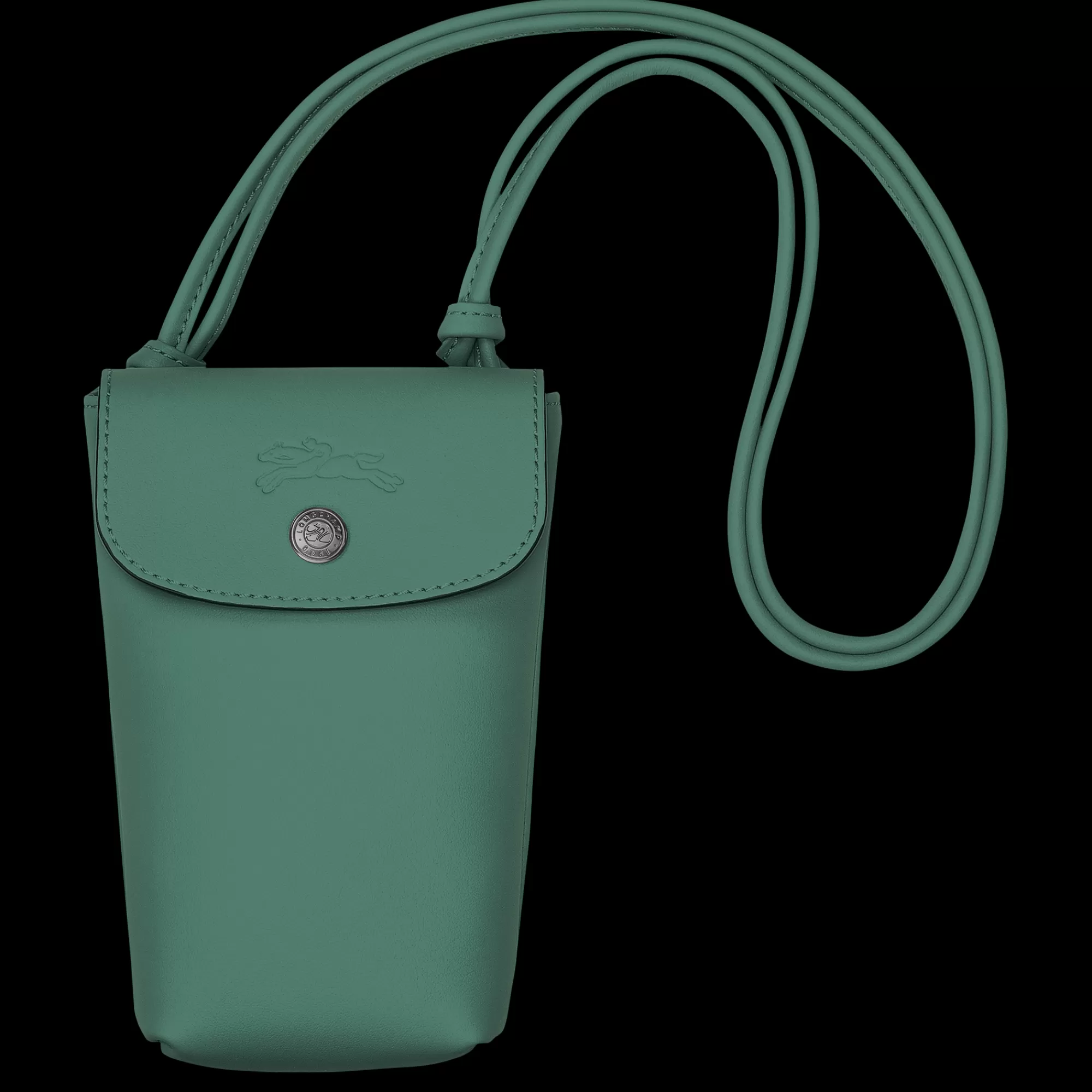 Mujer Longchamp Le Pliage Xtra Funda de teléfono con cordón de piel
