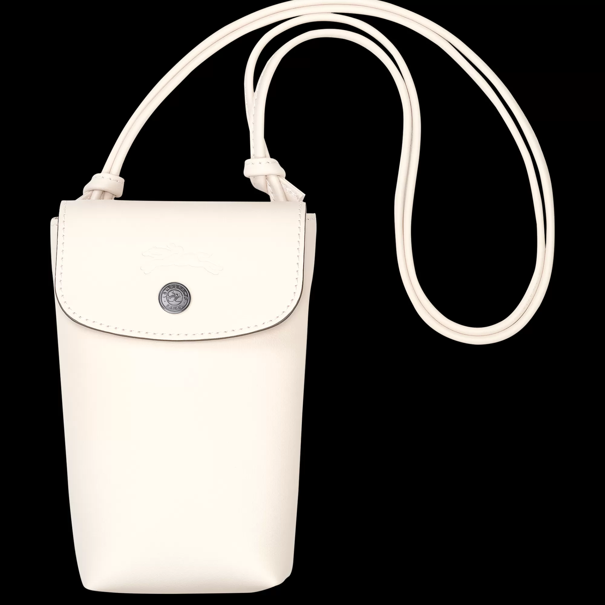 Mujer Longchamp Le Pliage Xtra Funda de teléfono con cordón de piel
