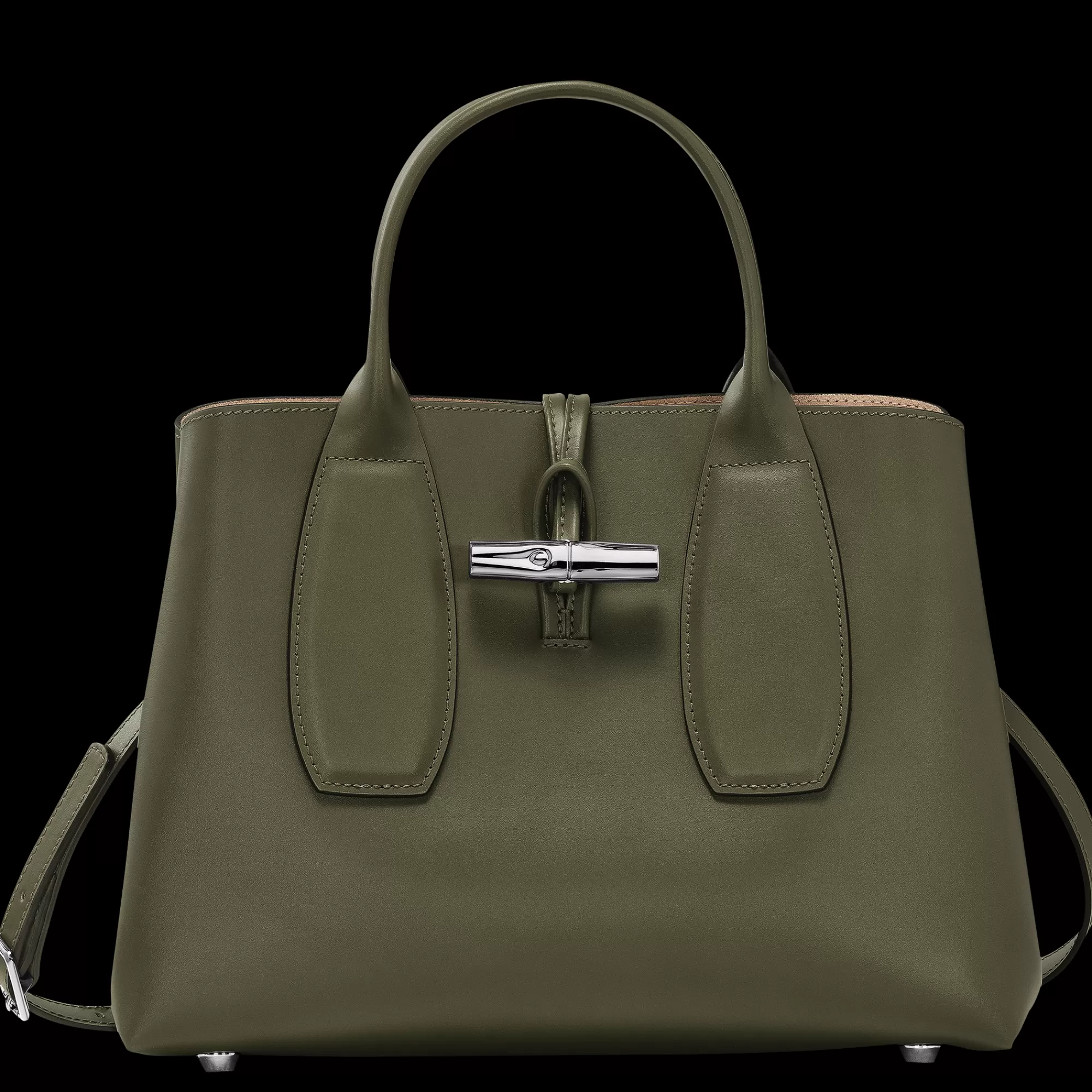 Mujer Longchamp Le Roseau Bolso con asa superior M