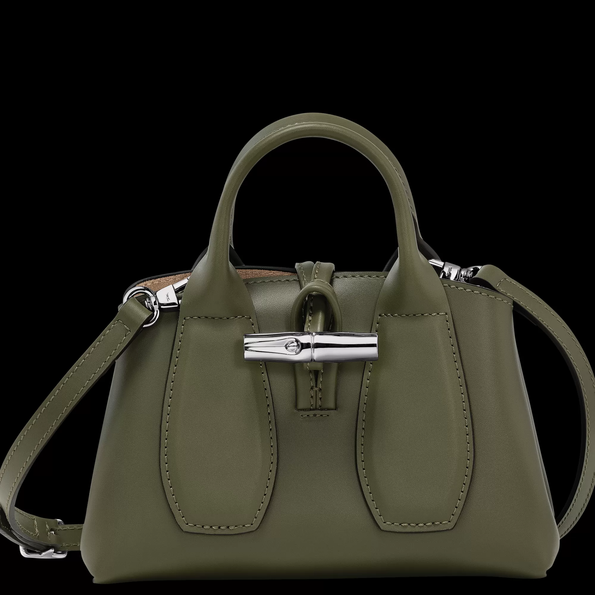 Mujer Longchamp Le Roseau Bolso con asa superior XS